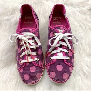 Kate Spade x Keds Apple Print Sneakers